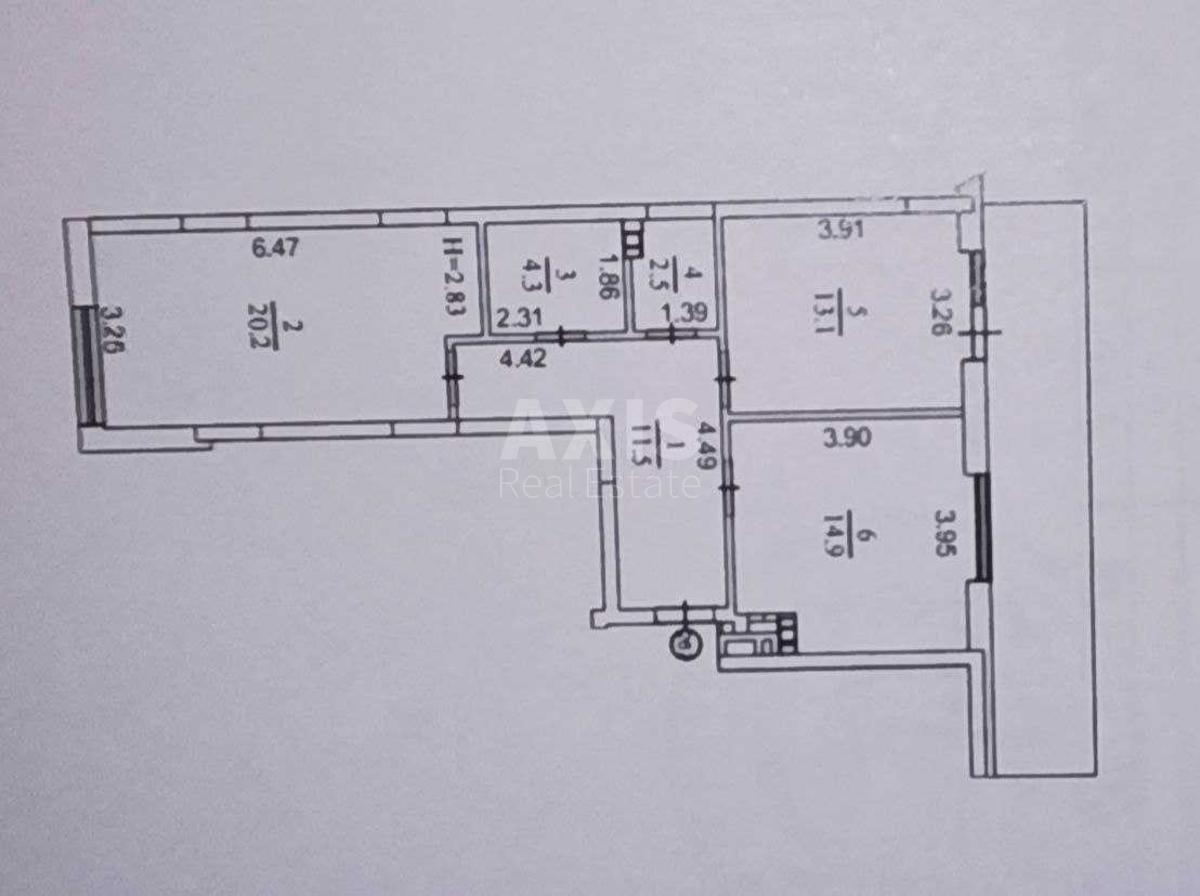 2к квартира ул. Набережно-Рыбальская 35