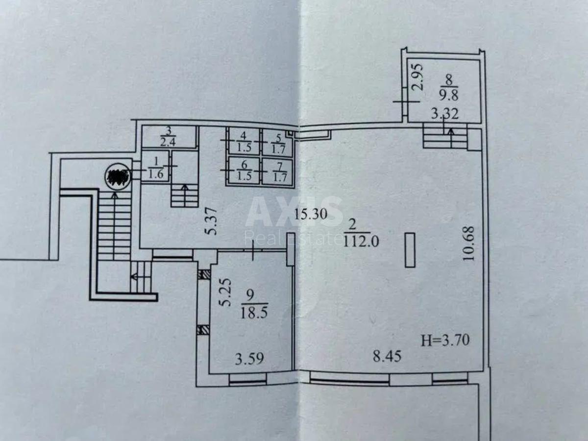 Офіс вул. Інститутська 18А, 151м25