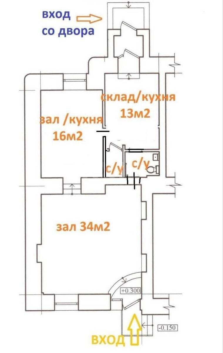 Об'єкт торгівлі вул. Руставелі Шота 4, 70м24