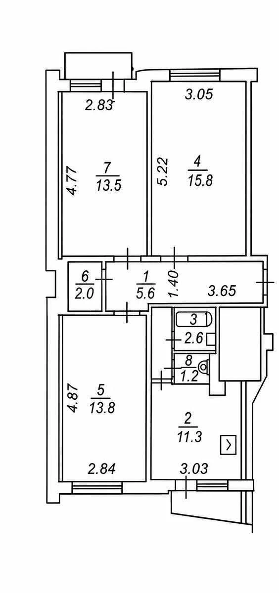 3k apartment vul. Pantelejmona Kulіsha 17703809