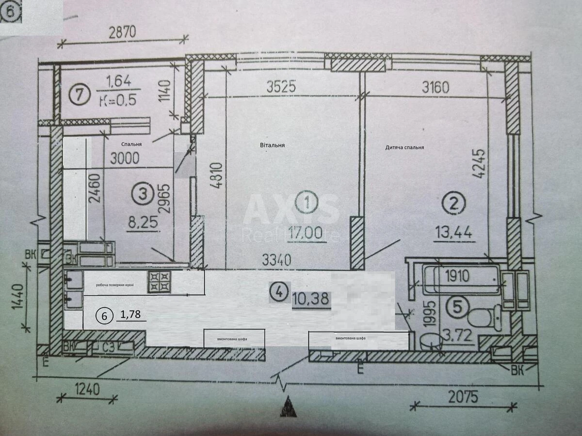 2k apartment vul. Krushel'nyc'koi' Solomii' 137077019