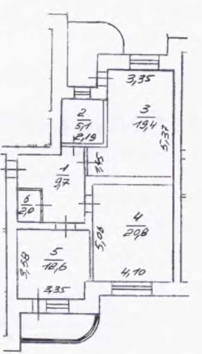 2к квартира ул. Донецкая 37/19685737