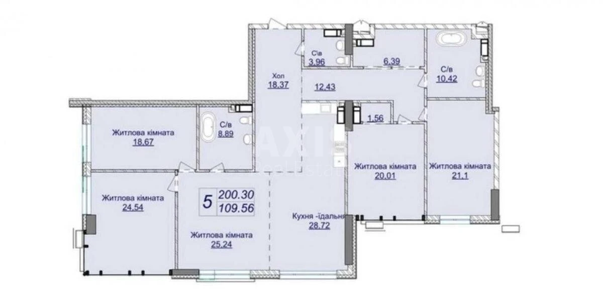 4k apartment vul. Andriya Verkhohlyada 18687029