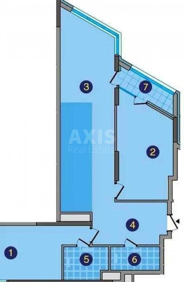 3к квартира ул. Заречная 7629042