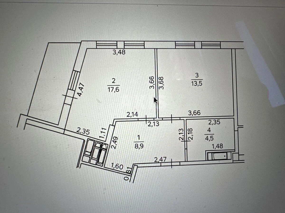 2k apartment vul. Olesja Berdnyka 1Д6889613