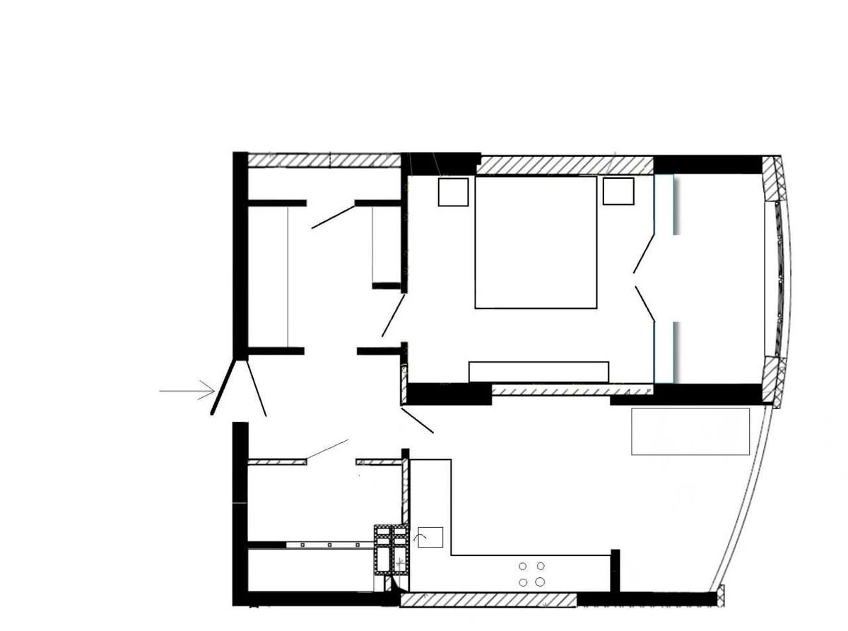 1k apartment vul. Myhajla Maksymovycha 3Д6883513