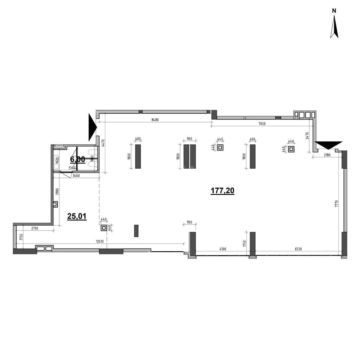 Office vul. Jevgena Konoval'cja 30, 208m2703673