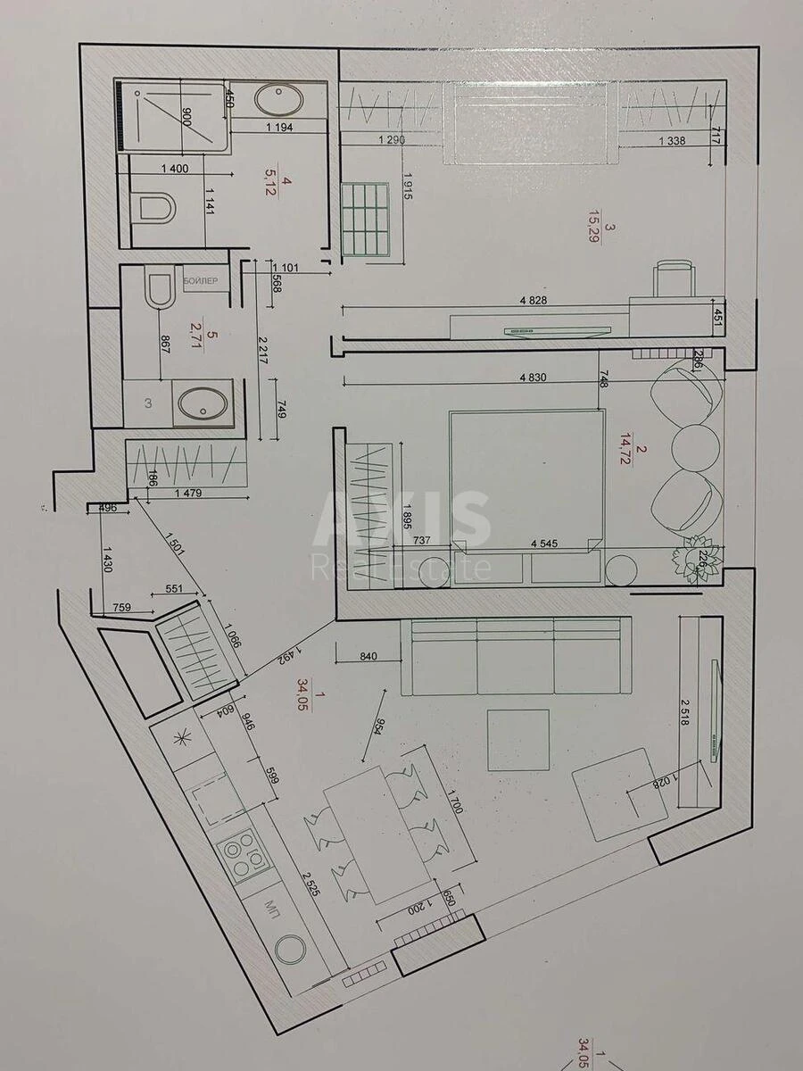 3к квартира ул. Липковского Василия Митрополита 16Г6886218