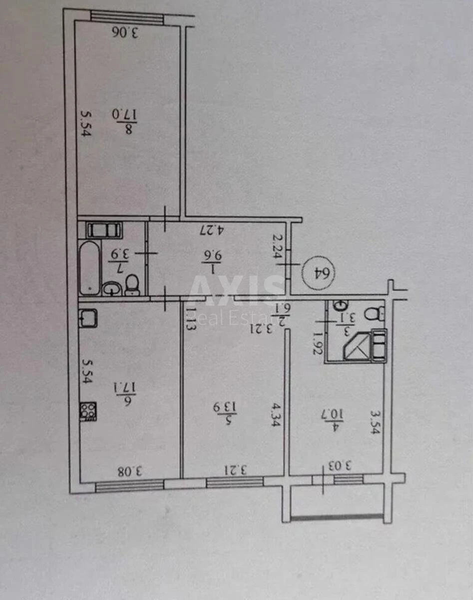 3k apartment vul. Vyshnjakivs'ka 4697487