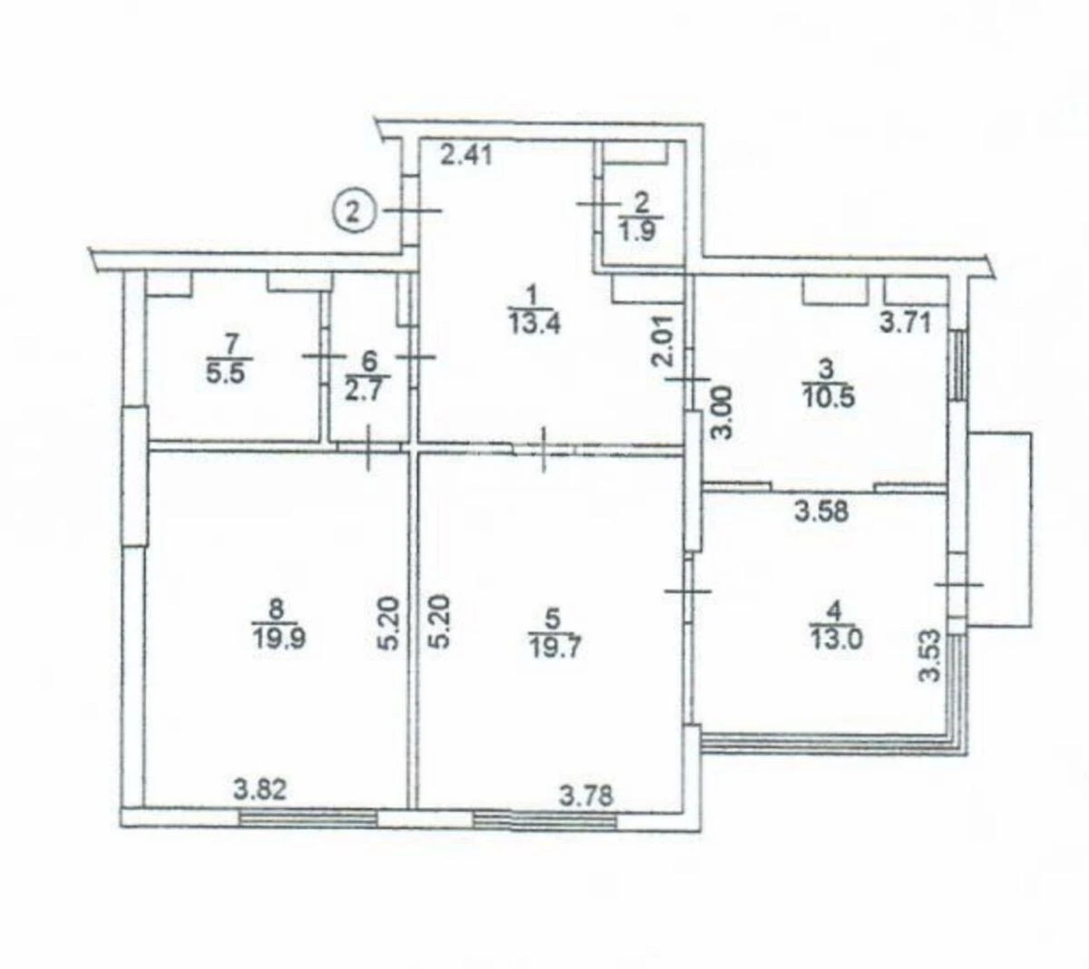 2k apartment vul. Dilova 27009444