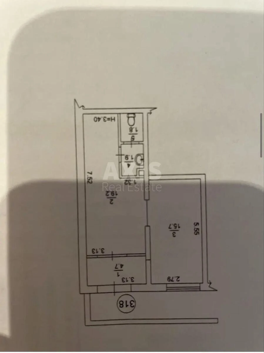 Office vul. Kudrjavs'ka 24А, 44m2700436