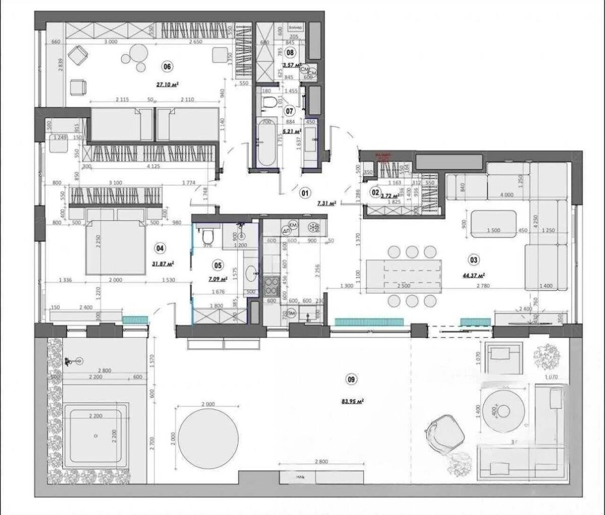 3k apartment vul. Kudri Ivana 3А649264