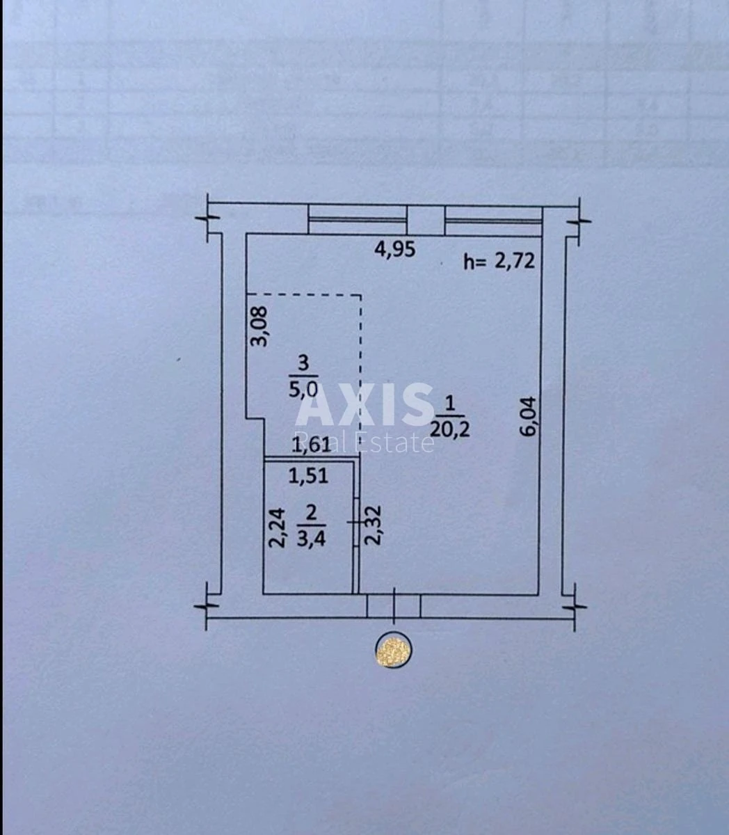 1k apartment vul. Kamianska 123655598