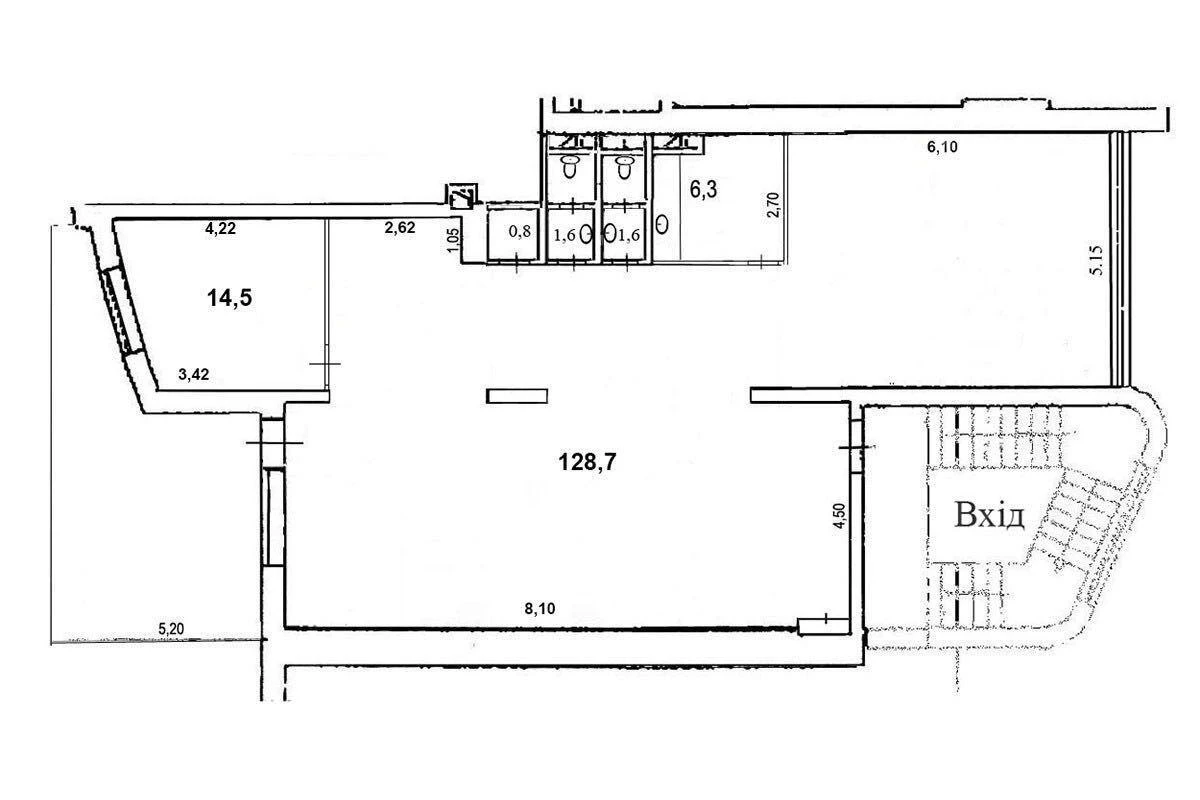 Office bul. Lesi Ukrai'nky 7Б, 155m27143210