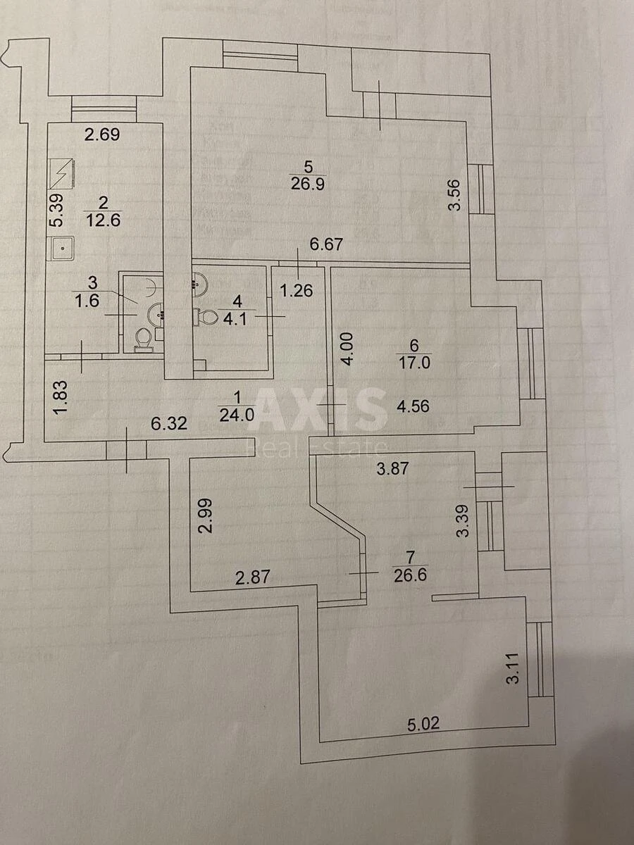 4k apartment vul. Olevs'ka 3А711508