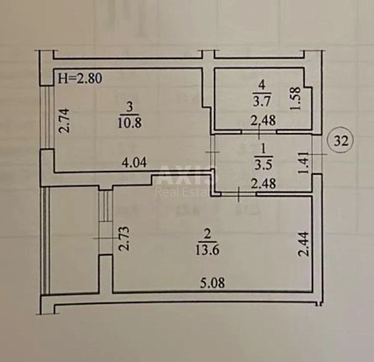 1k apartment vul. Avgustyna Voloshyna 32А6773214