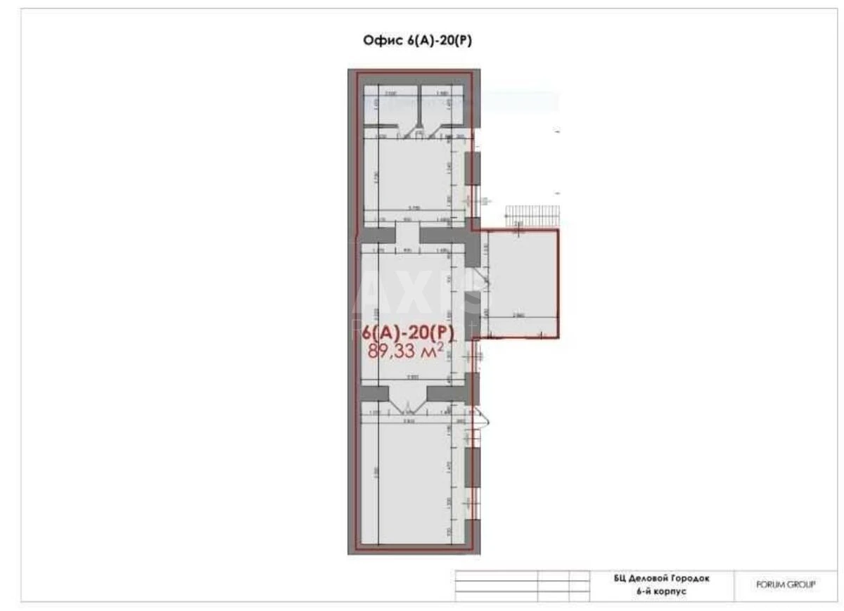 Office vul. Pymonenka Mykoly 13, 89m2699498