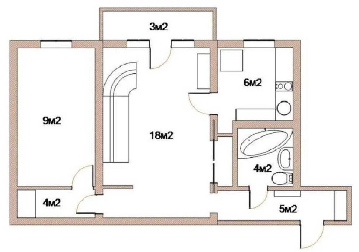 3k apartment vul. Vasylenka Mykoly 47078316