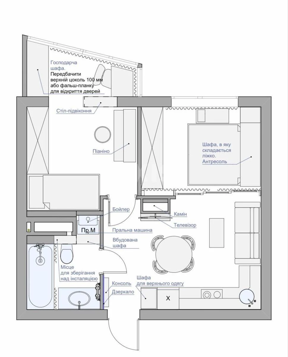 2k apartment vul. Berkovec'ka 6А714048