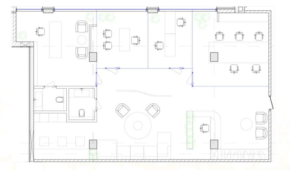 Office vul. Knyaziv Ostrozkykh 32/2, 183m2689508