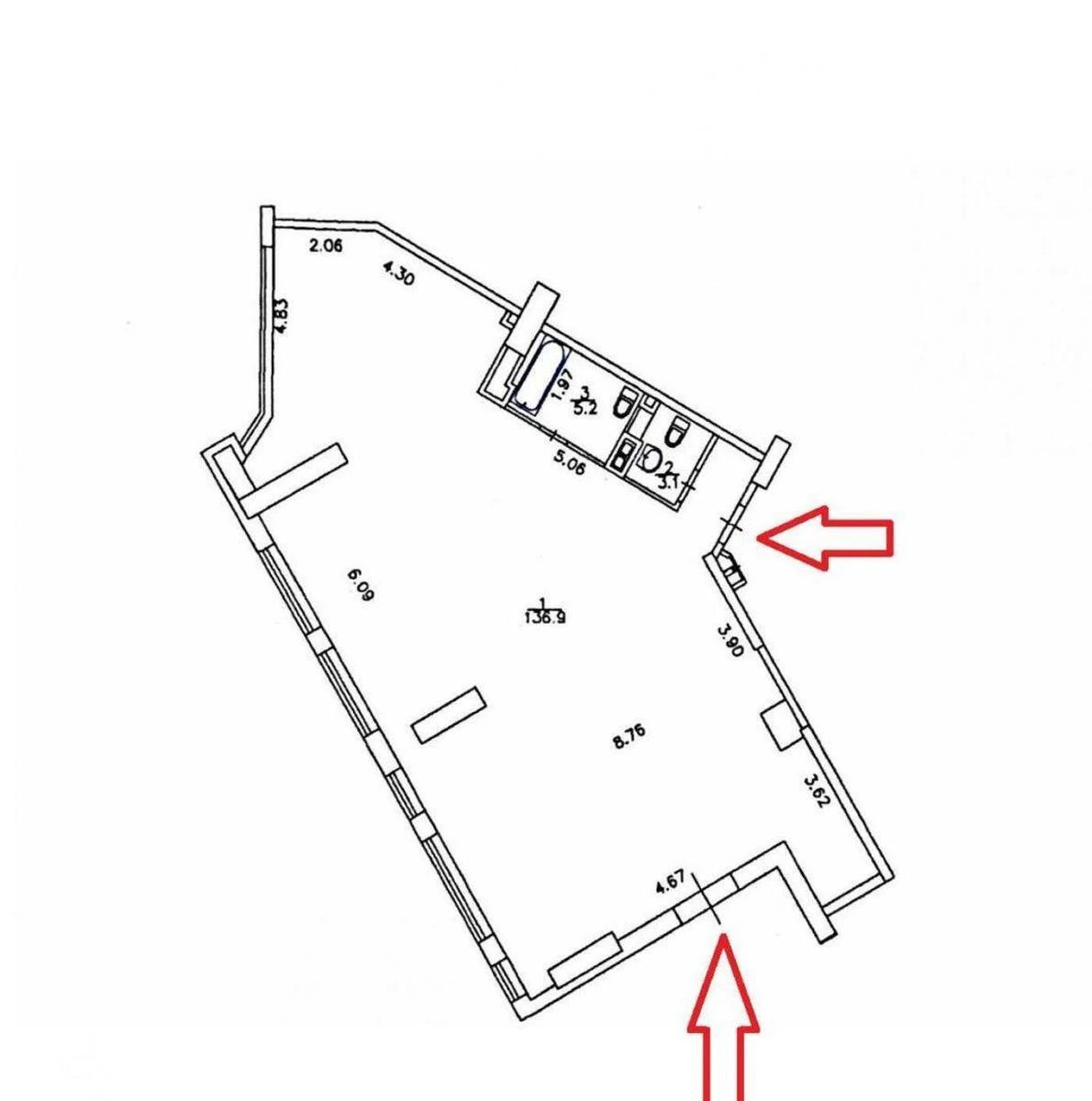 Trade object pr-t Berestejskij 11Б, 150m2691014