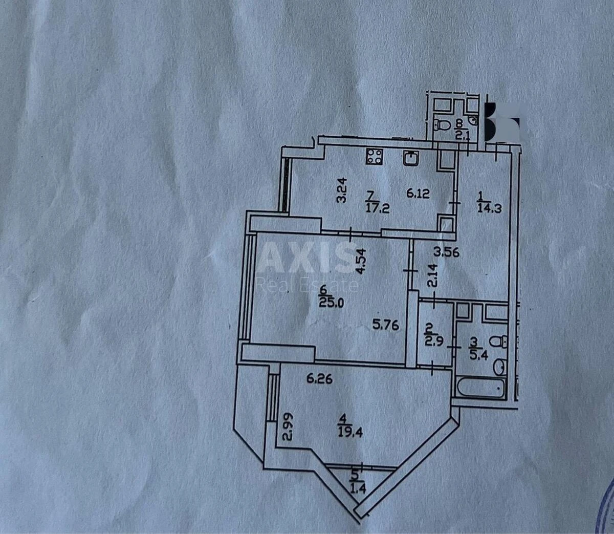 2k apartment vul. Sribnokil's'ka 16882313