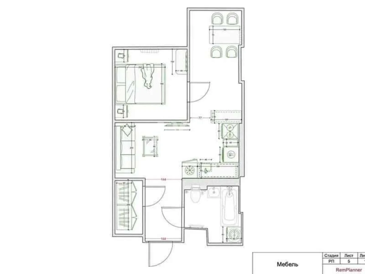 2к квартира ул. Булаховского Академика 1Б641670