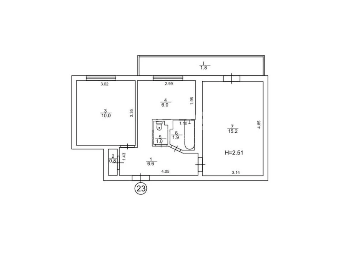2k apartment pr-t Tychyny Pavla 196273713