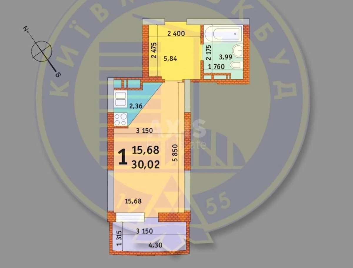 1k apartment shose Harkivs'ke 188700717