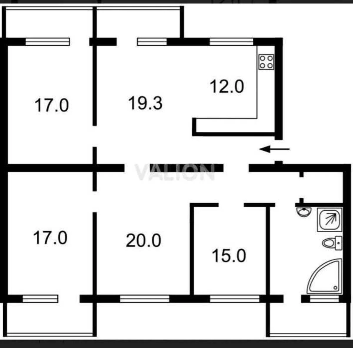 4k apartment vul. Velyka Vasyl'kivs'ka 85/87719119