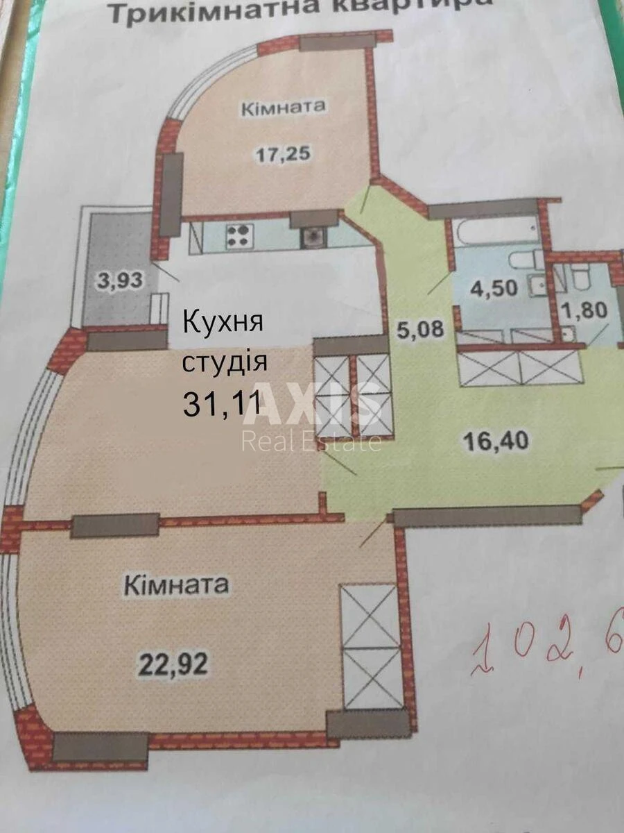 1к квартира ул. Ревуцкого Семь Б6907716
