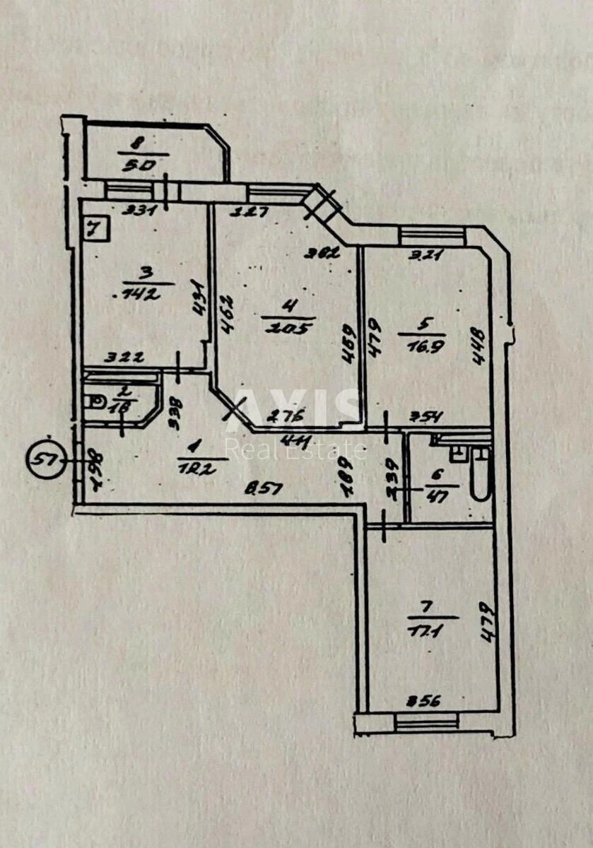 3к квартира пр-т Голосеевский 130/57679556