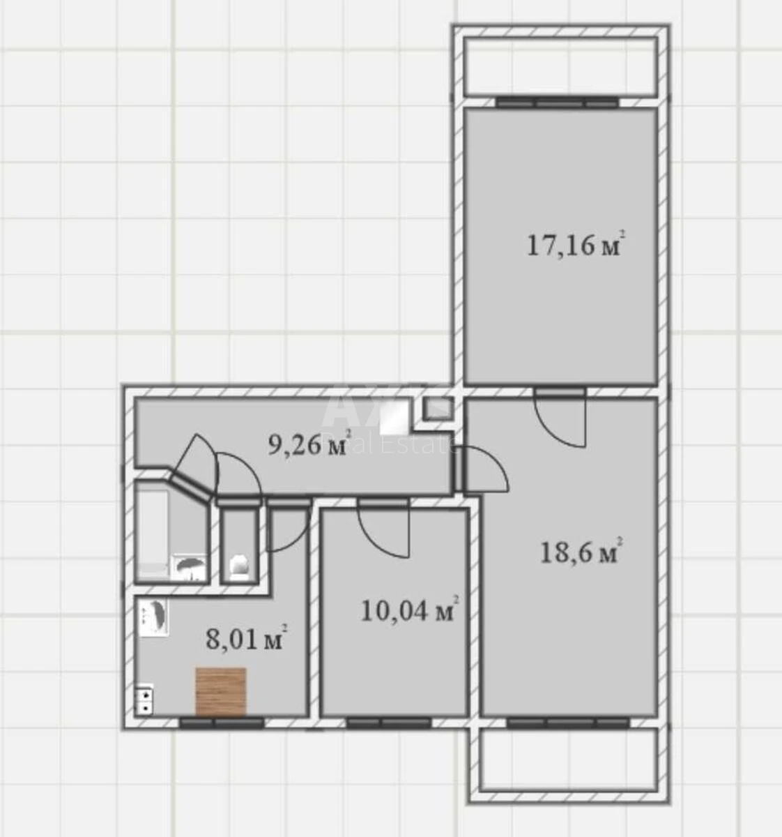 3к квартира ул. Плеханова 4А6489219