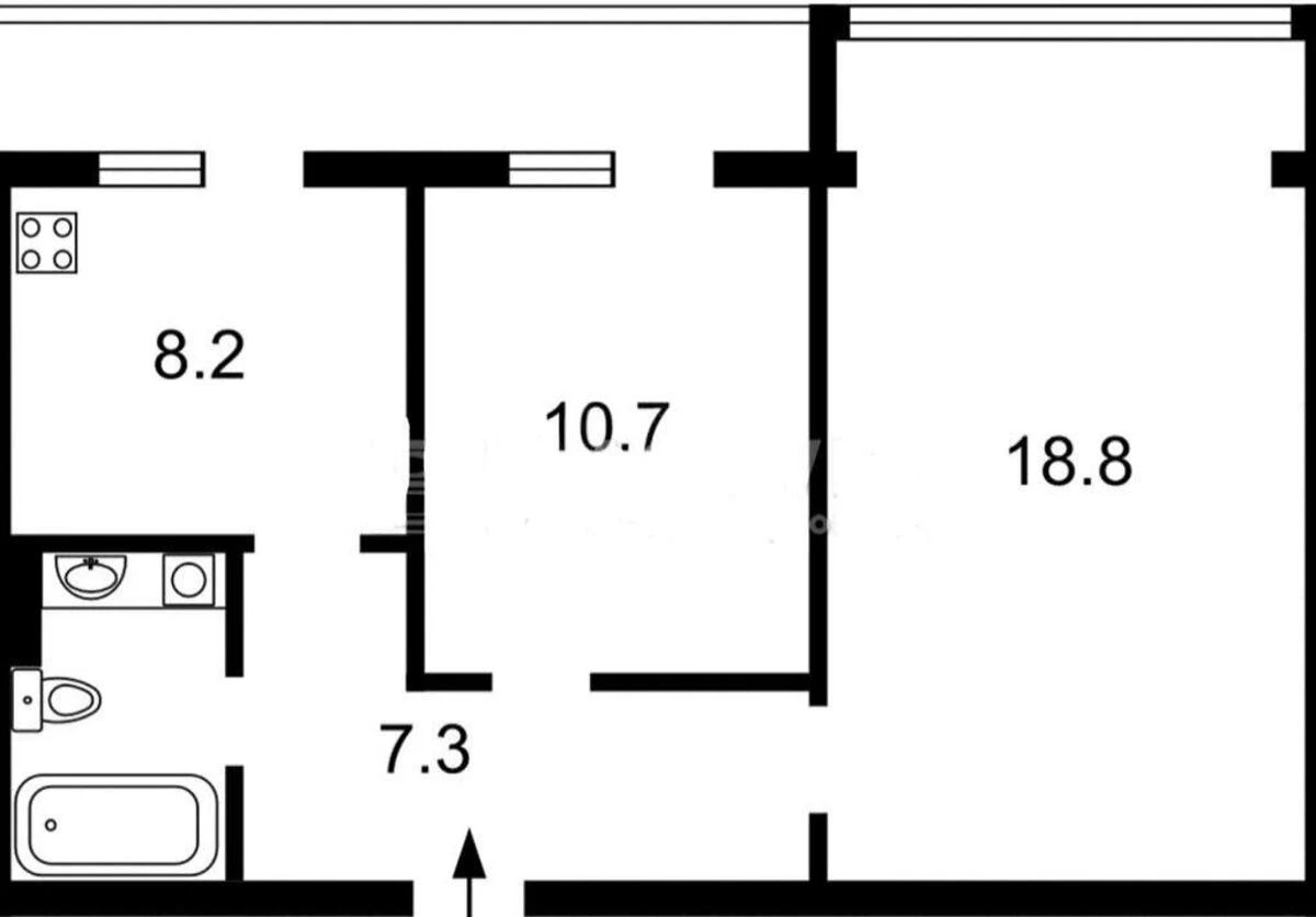 2к квартира ул. Половецкая 7/137079015