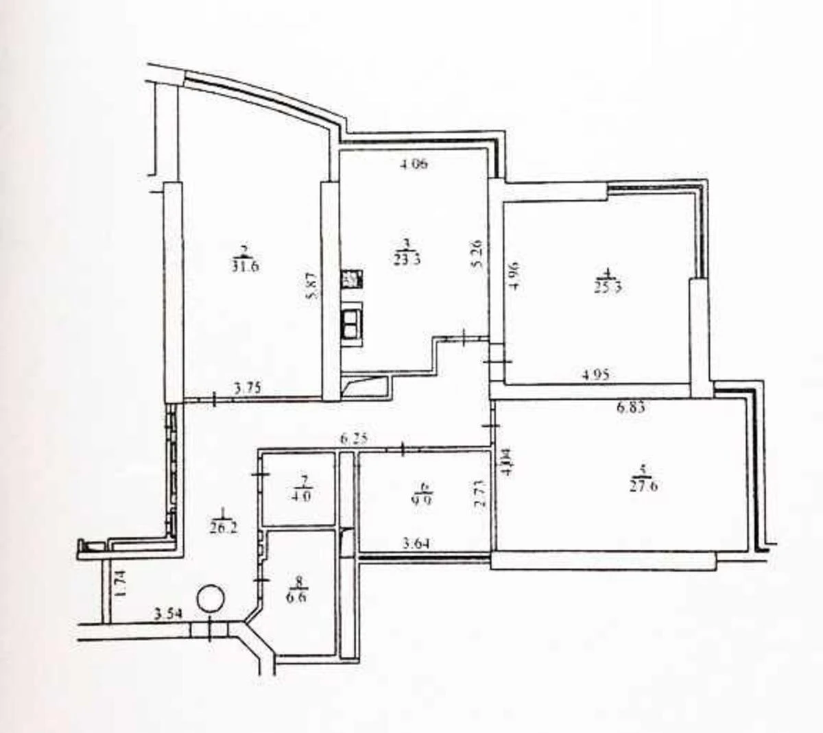 3к квартира спуск Кловский 7А7100516