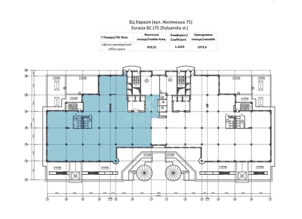 Office vul. Zhyljans'ka 75, 2328m26896420