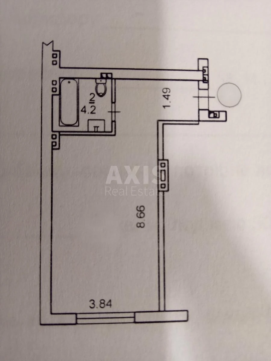 1k apartment vul. Uinstona Cherchillya 93701666