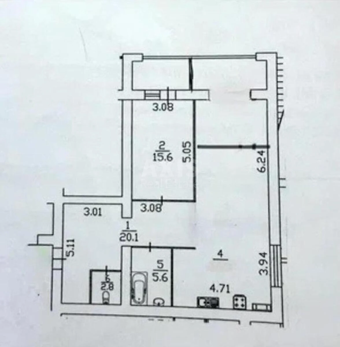 2k apartment vul. Polis'ka 1688758
