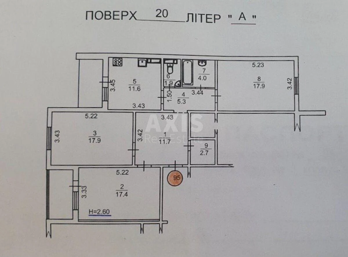 3k apartment vul. Danchenka Sergija 36875016