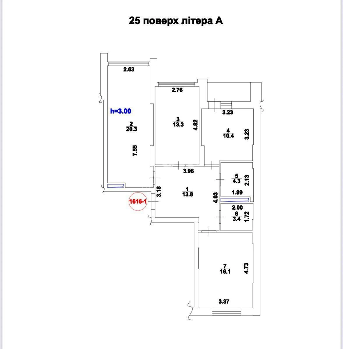 3k apartment vul. Kahovs'ka 606321914