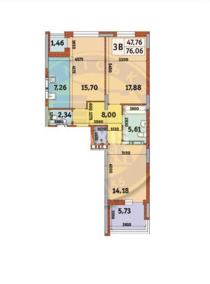 3k apartment vul. Kvitky Cisyk 32690788