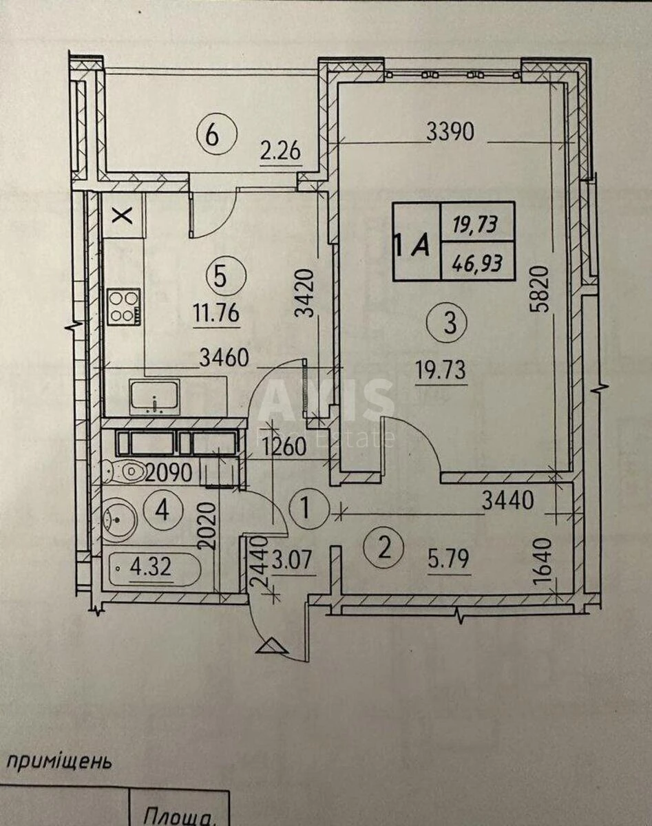 1к квартира пер. Балтийский 23623316
