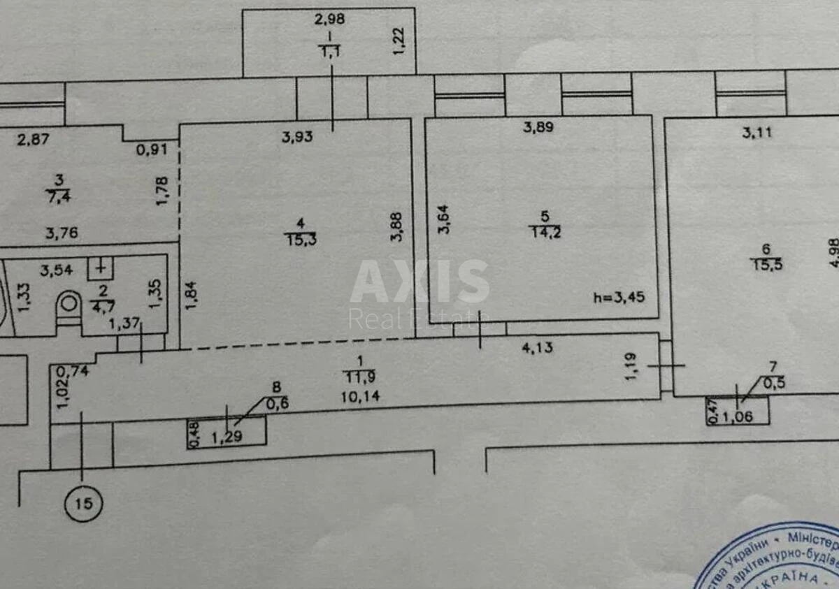 3к квартира ул. Тарасовская 19Б6873619
