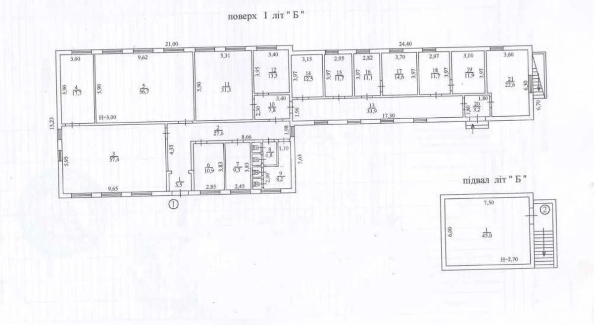 Объект торговли ул. Ушакова Николая 16, 636м26865310