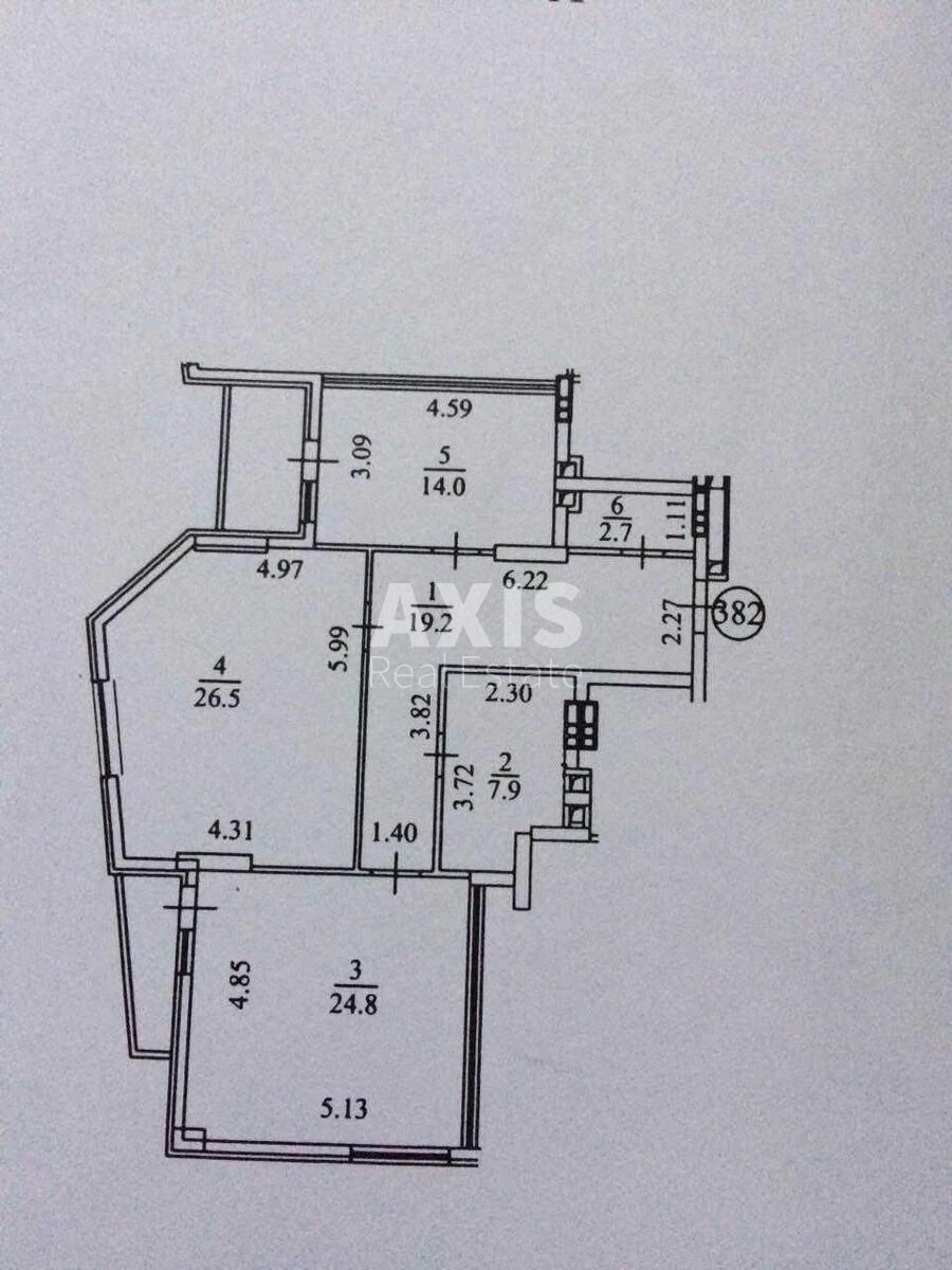1k apartment vul. Rudans'kogo Stepana 3A581417