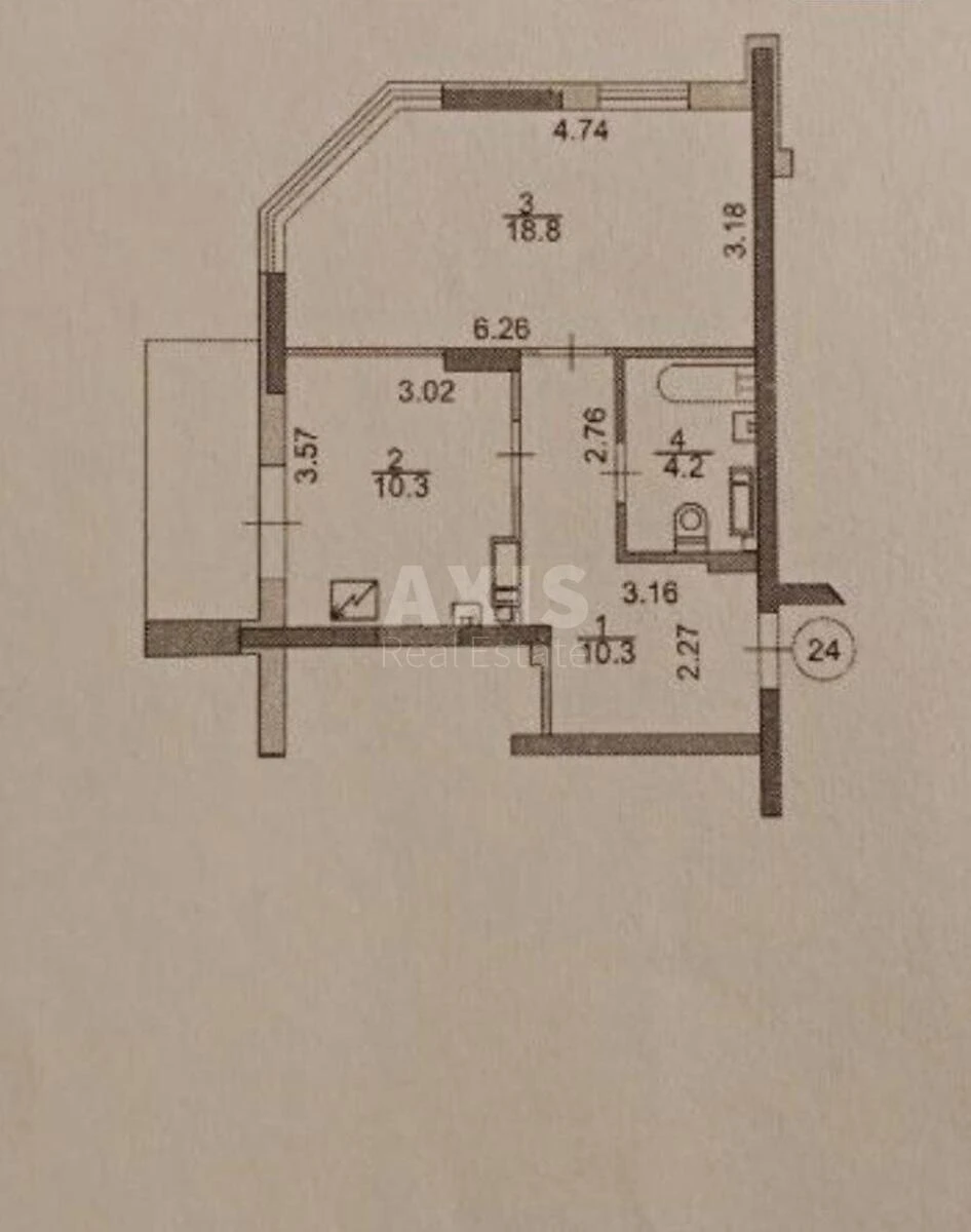 1к квартира ул. Кибальчича Николая 1Б699366