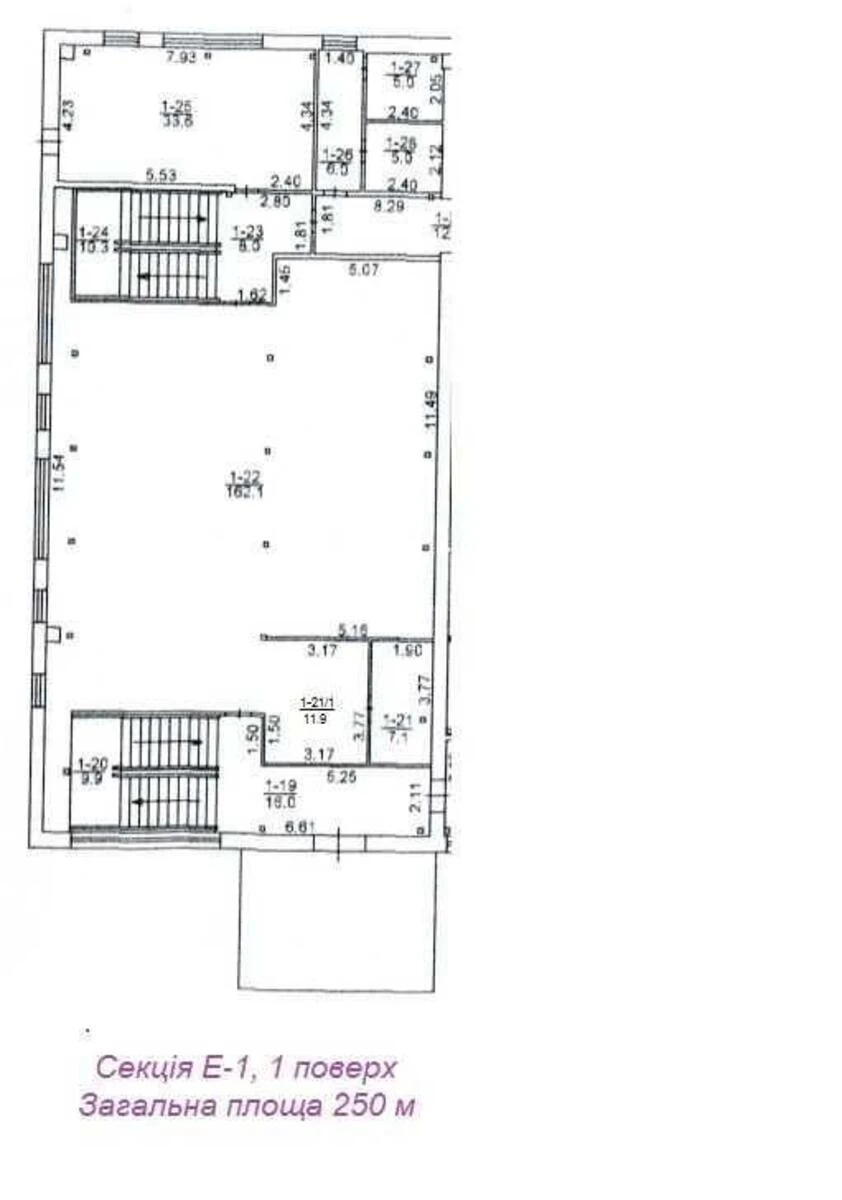Офис ул. Сверстюка Евгения 11Б, 250м27086811