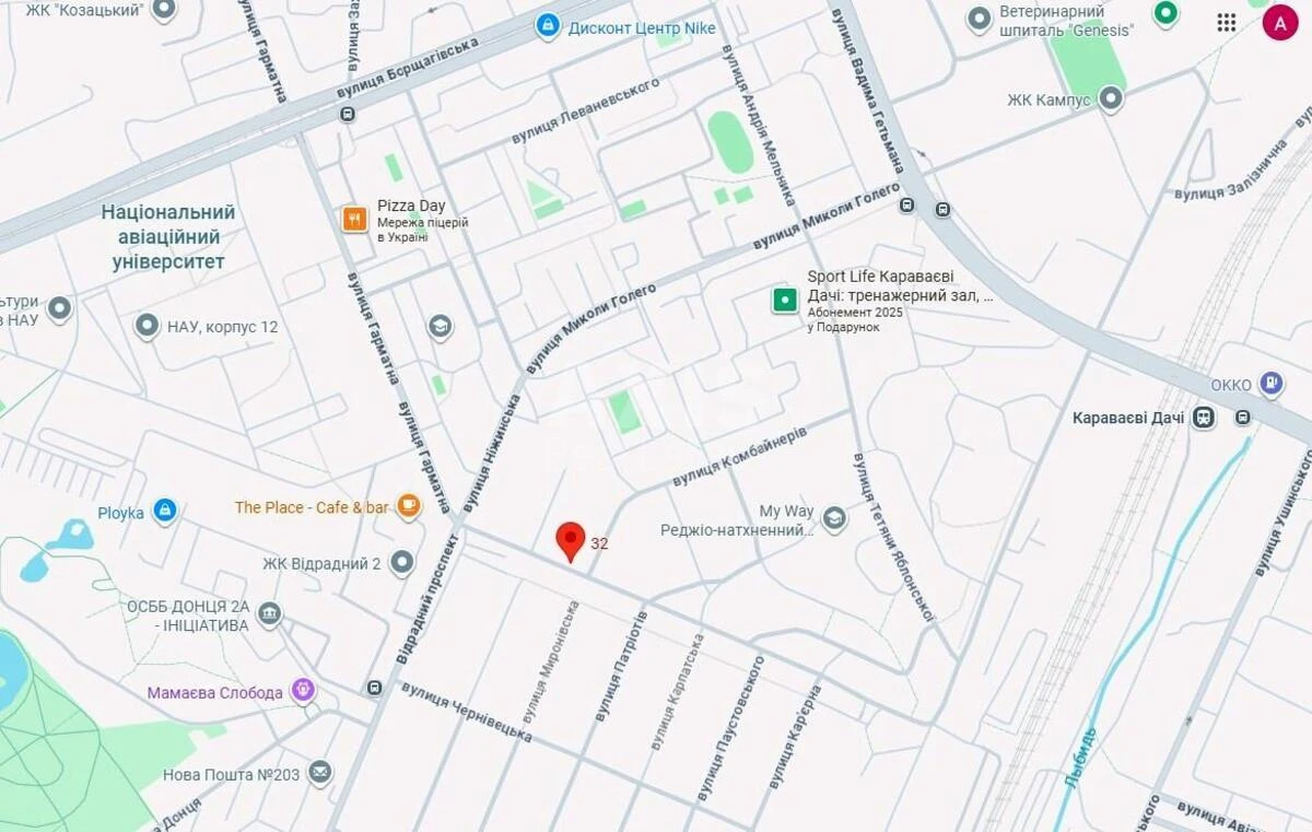 1k apartment vul. Avgustyna Voloshyna 32А677359