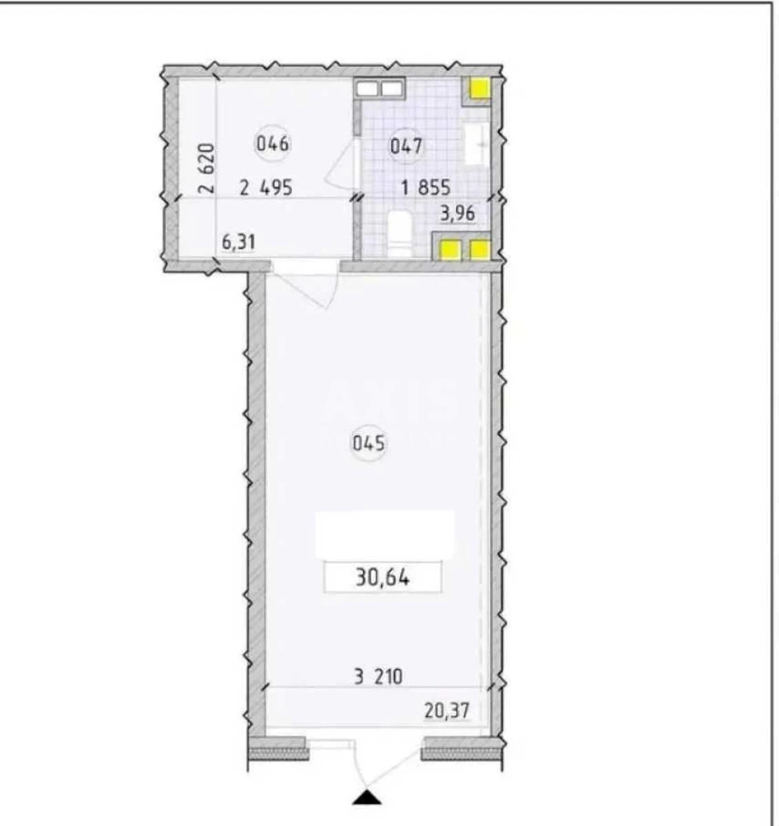 Объект торговли ул. Михаила Максимовича 24, 31м2691495