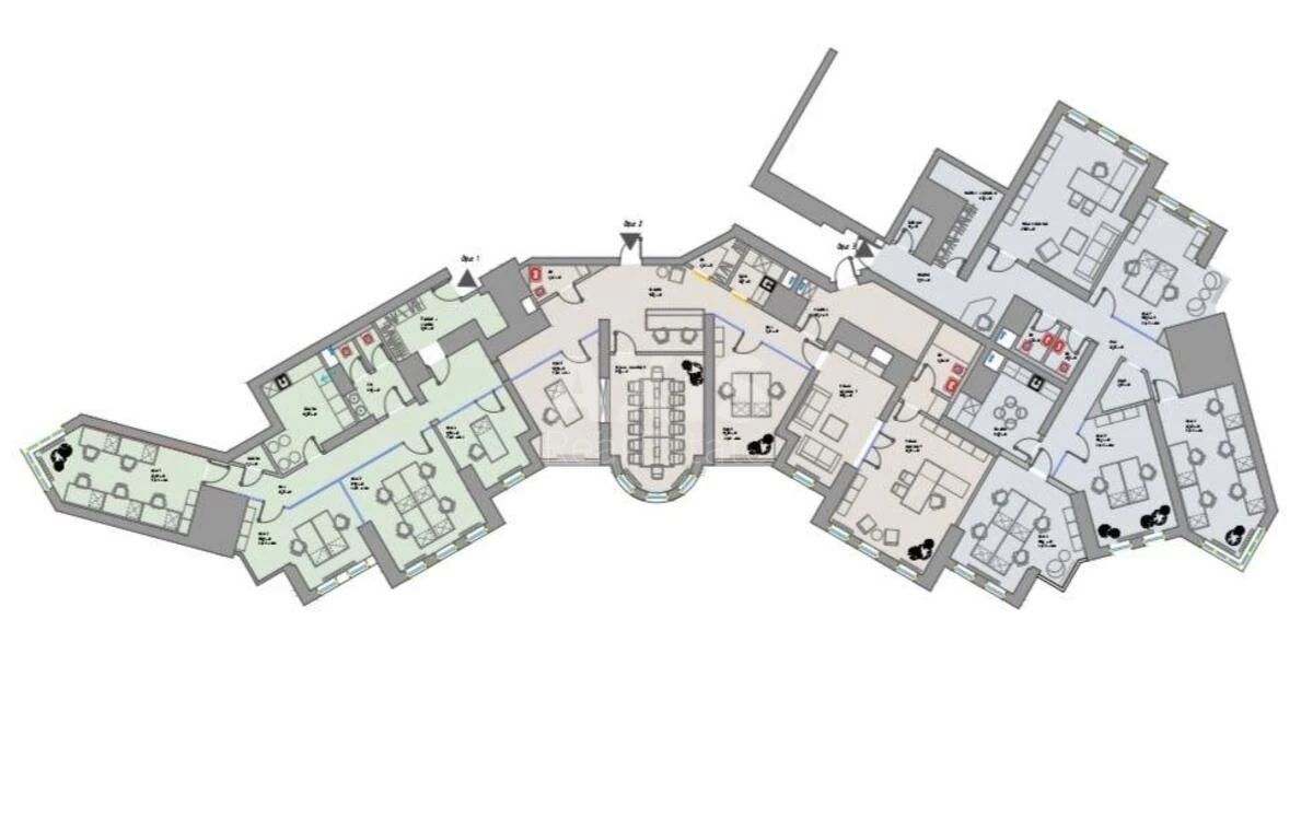 Office vul. Sribnokil's'ka 1, 100m2713599